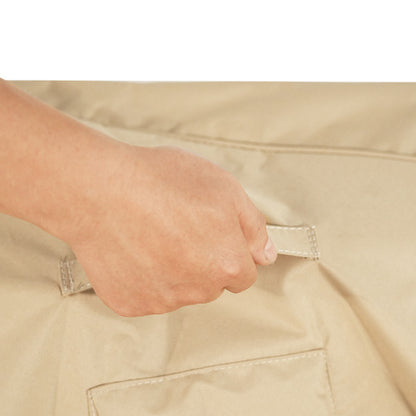 SHIELD PATIO OUTDOOR CLUB CHAIR COVER, BEIGE, SET OF 2