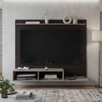 Bethune 65" TV Entertainment Center Modern Media Console with Storage for Gaming & wenge and positano