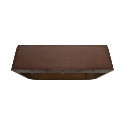Walnut Classic Curved Leg Console Table With 3 Drawers Home Hallway Cabinet