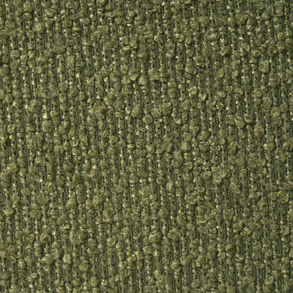 Olive Green Boucle Upholstered Ottoman, Tufted Footrest with Solid Rubber Wood Legs, 350 LBS Weight Capacity