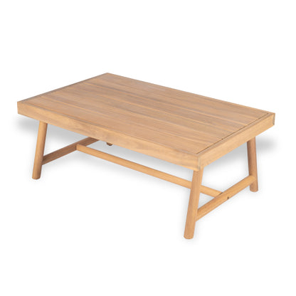 Patio Acacia Wood Rectangle Coffee Table, Teak