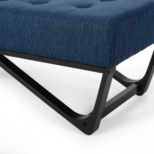 Navy blue Ottoman