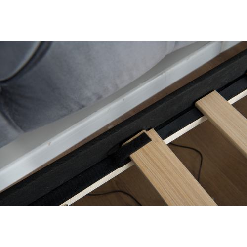 Twin Size Upholstered Daybed with 2 Storage Drawers and USB Charging Design, Velvet Upholstered Daybed Frame, Twin Sofa Bed for Living Room Bedroom, No Box Spring Needed,Plush Velvet Fabric