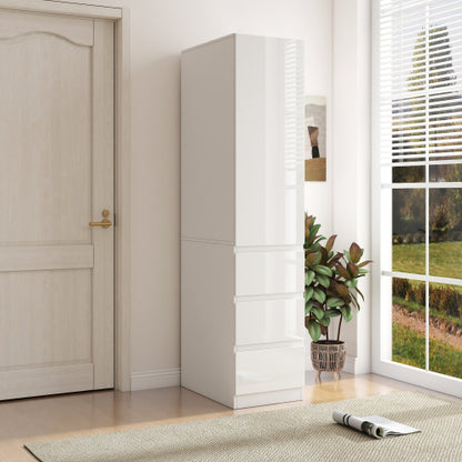 Kitchen Pantry Storage Cabinet with Doors, Shelves and Drawers