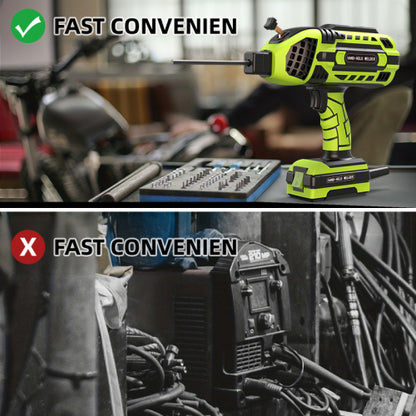 AIME Handheld Welder Machine, 110V Portable Welding Machine with IGBT Inverter 6 Variable Current Adjustment, 20-120Amp Welding Output Portable Welder Handheld for 1/16"-1/8" Welding Rods