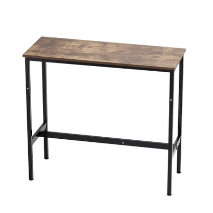 Bar Table Height Pub Table Cocktail Coffee Counter Kitchen Dining 39x16x35.5 in