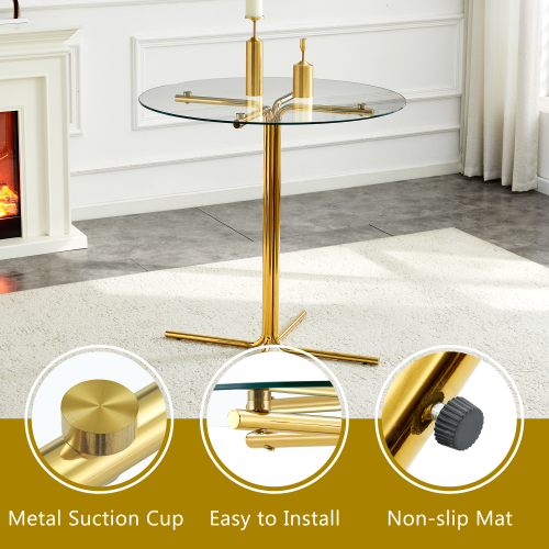 2-person glass bar table combination, 3-piece modern kitchen bar table set including 2 cotton and linen soft cushioned bar chairs, suitable for glass bar table combination in kitchen and dining rooms