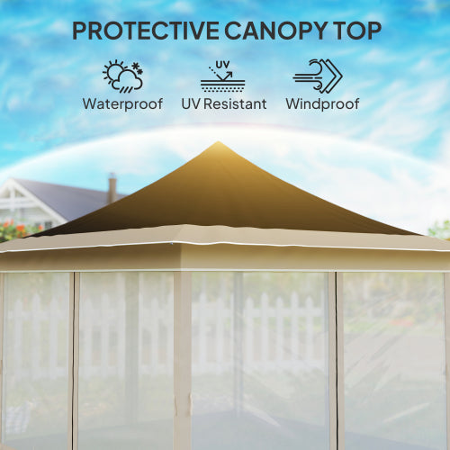 Spacious Pop Up Tent,Canopy Tent with Mesh Netting,with Carry Bag,for Outdoor