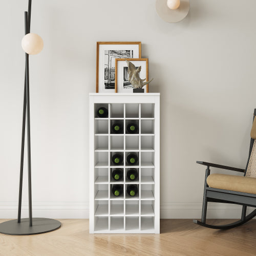 WHITE color modular 32  wine bar cabinet Buffet Cabinet