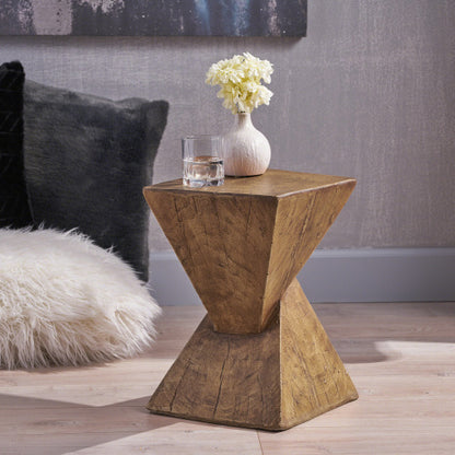TESS Modern Side Table – Stylish End Table Compatible with Living Room, Bedroom, or Office,Versatile Home Furniture,Natural Color