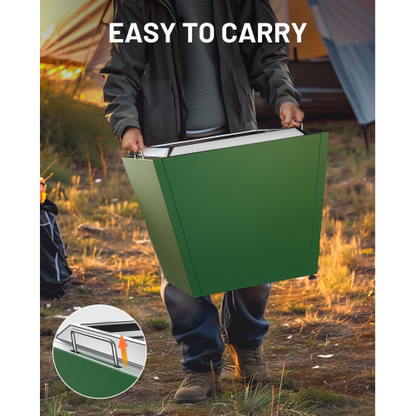 Cyberpit One Pro 25 inch Smokeless Fire Pit, w/Pull-Out Ash Pan