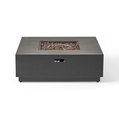 40  SQUARE IRON FIRE PIT - 50 000 BTU