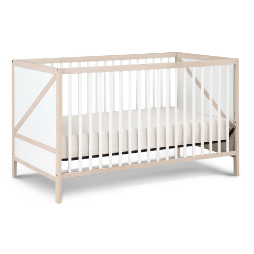 3-in-1 Crib in Washed Natural/White