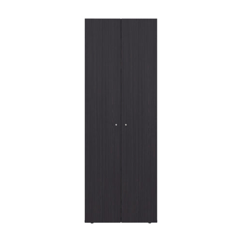 Armoire 66.9" H, 2 Doors, 4 Shelves, Black Wengue - Bedroom