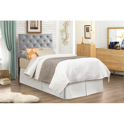 Stylish Casual Twin Headboard In Light Grey