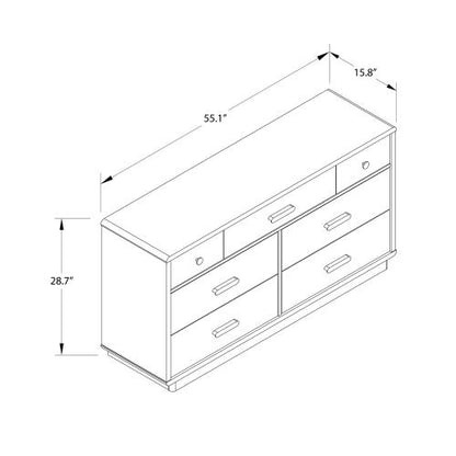 7-Drawer Wide Dresser