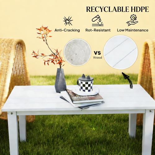 Outdoor Table,Rectangle Outdoor Coffee Table