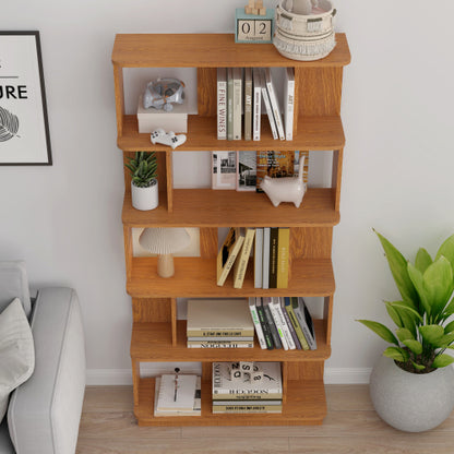 31.5 Inch 5-Tier Open MDF Free Combination Modern Display Bookcase