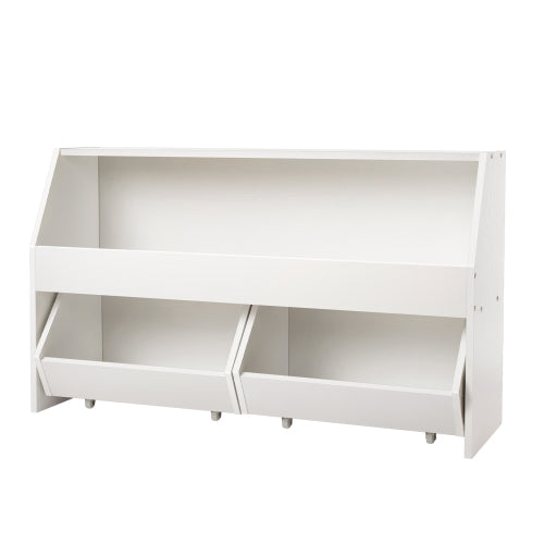 Wooden Toy Storage Organizer with Drawers for Kids Bedroom