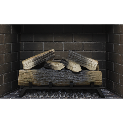 33 inch Infrared Electric Fireplace Insert, Touch Panel Home Decor Heater,Smokeless Firebox .With fixed Trim Kit .With Crackling Sound