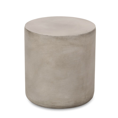 Outdoor LightWeight Concrete Side Table,Light Gray_70886.00