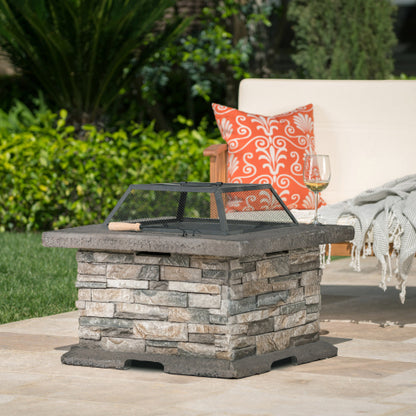 28" SQUARE MGO FIRE PIT