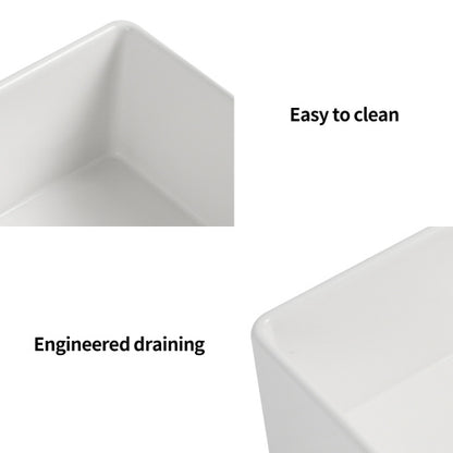 Fireclay 30" L X 20" W Workstation Farmhouse Kitchen Sink With Accessories