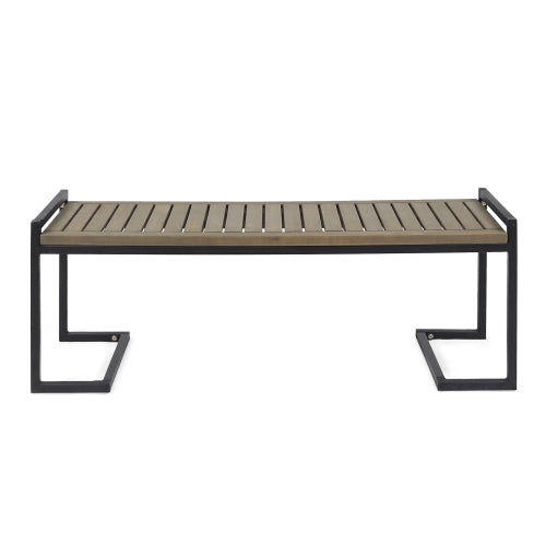 HOPKINS INDUSTRIAL WOOD AND METAL BENCH