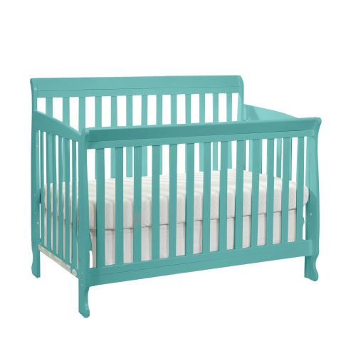 4-in-1 Convertible Crib Turquoise