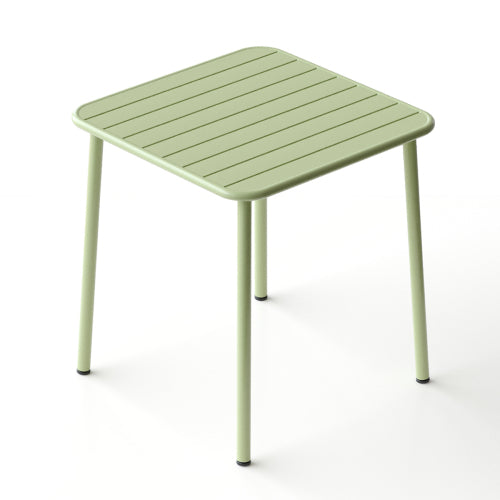 Sera square table (green) outdoor courtyard table villa open air dining table waterproof table retro American modern simple balcony table coffee table