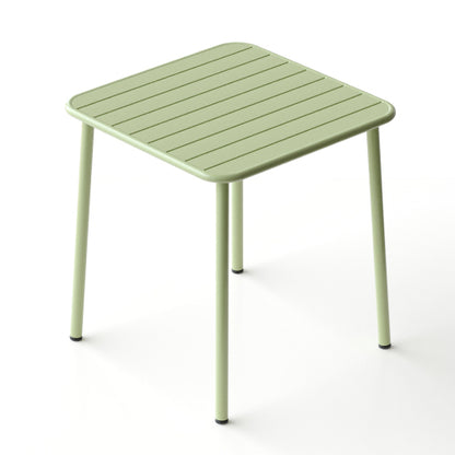 Sera square table (green) outdoor courtyard table villa open air dining table waterproof table retro American modern simple balcony table coffee table