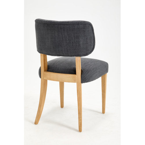 Wooden Dining Chairs Set of 2, Modern Fabric Upholstered Dining Room Chair Kitchen Chairs, Farmhouse Dinner Chair for Kitchen Dining Room