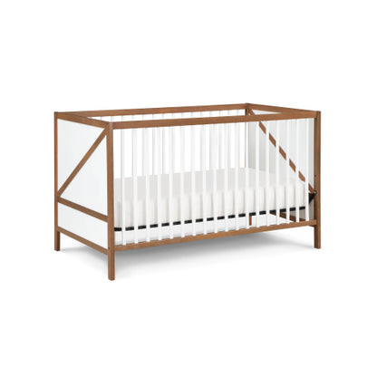 3-in-1 Crib in Walnut/White