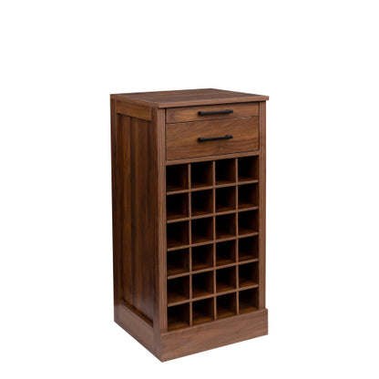 brown walnut color modular 24 wine bar cabinet Buffet Cabinet
