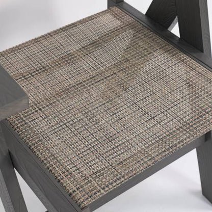 Lounge chair CHARCOAL GREY color, suitable for all seasons: Outdoor lounge chair, made of sturdy HIPS material, equipped with 304 stainless steel accessories.