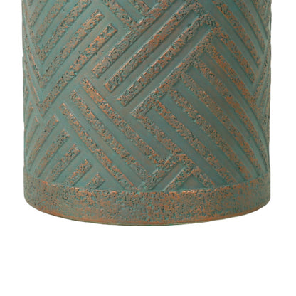 Cement Outdoor End Tables for Patio, GardenAccent Table, Modern Small Round Side Tablefor Outside, Tree Stump Garden Stool DrumTable indoor and Outdoor