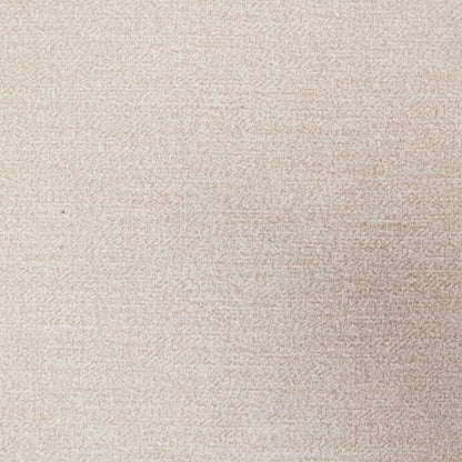 Curved Back Linen Upholstered Wood Dining Chairs, Set of 2, Beige