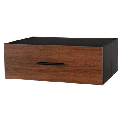 6-Drawer Dresser with Large Fabric Drawers, Walnut