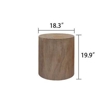 3-Piece Rustic Stump-Style Nesting Tables