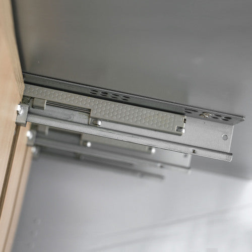 36 inch Shaker Style Free-Standing Bathroom Vanity Cabinet with Ceramic Sink, 4 Soft-close Drawers and 2 Soft-close doors