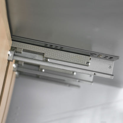 36 inch Shaker Style Free-Standing Bathroom Vanity Cabinet with Ceramic Sink, 4 Soft-close Drawers and 2 Soft-close doors