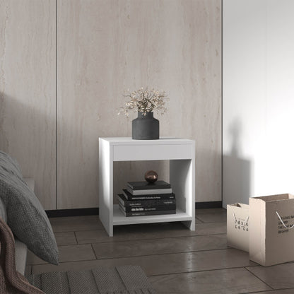 Chroma Basic Minimalist Open Shelf Nightstand