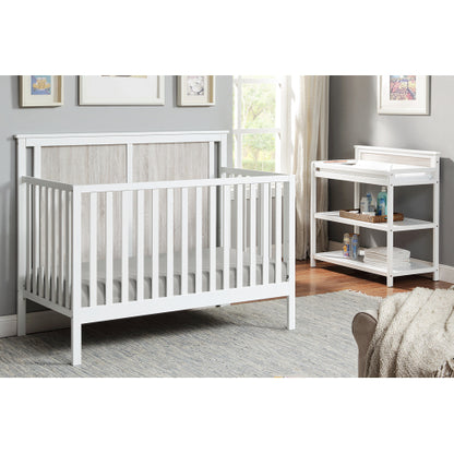 baby Changing Table White/Rockport Gray