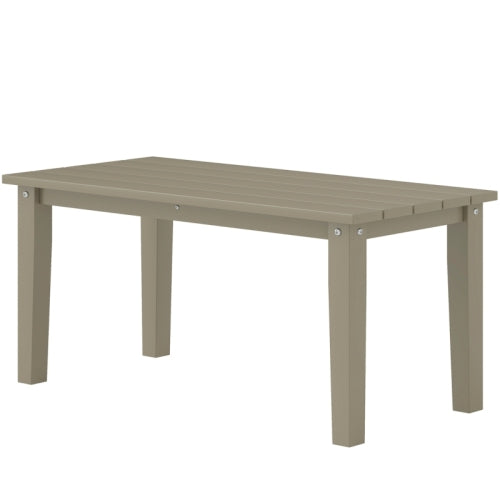 Outdoor Brown Table,Rectangle Outdoor Coffee Table