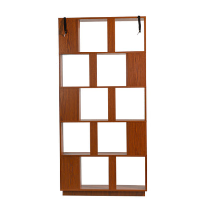 31.5 Inch 5-Tier Open MDF Free Combination Modern Display Bookcase