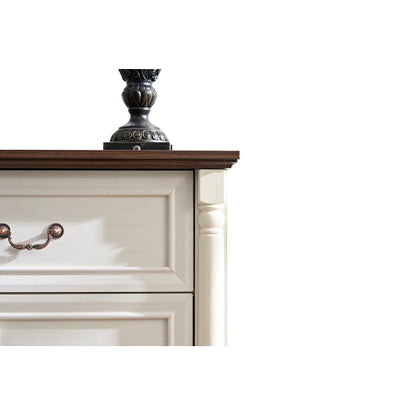 8 Drawer Dresser Chest for Bedroom with Wooden Base and Riser Trim, Wooden Rustic Rustic Chest of Drawers, Storage Dresser for Bedroom, Living Room