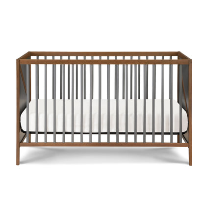 3-in-1 Crib in Walnut/Charcoal