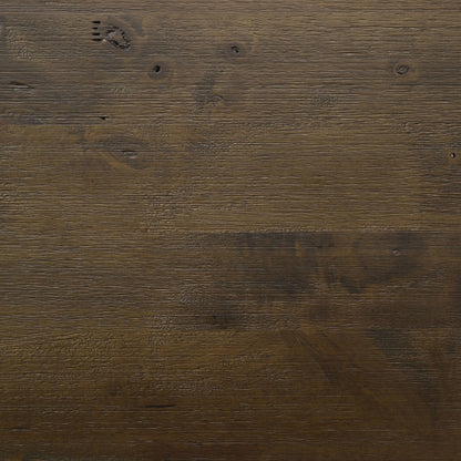 Rustic Golden Brown 2-Drawer Wood Nightstand