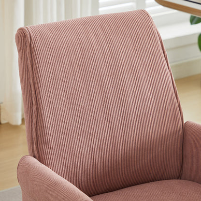 Mid-back liftable office chair, striped fabric, and ergonomically designed, is an excellent choice for working, studying or relaxing. The mid-back design provides a better sitting experience.Pink