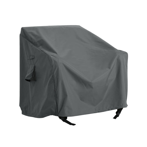 SHIELD PATIO OUTDOOR CLUB CHAIR COVER, DARK GRAY
